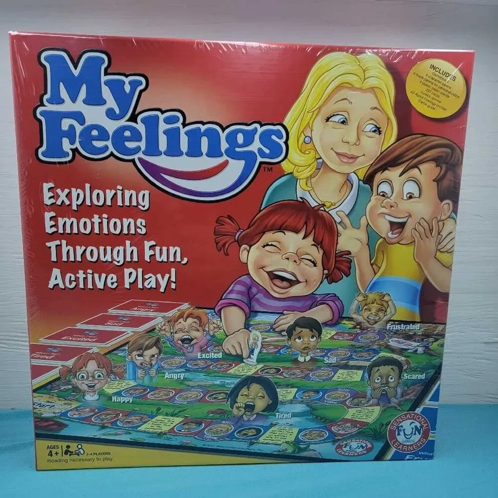 My Feelings Exploring Emotions Through Fun Active Play Board Game Kids Ages 4+